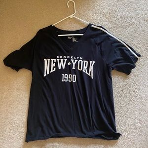 “Brooklyn New York 1990” black short sleeve shirt